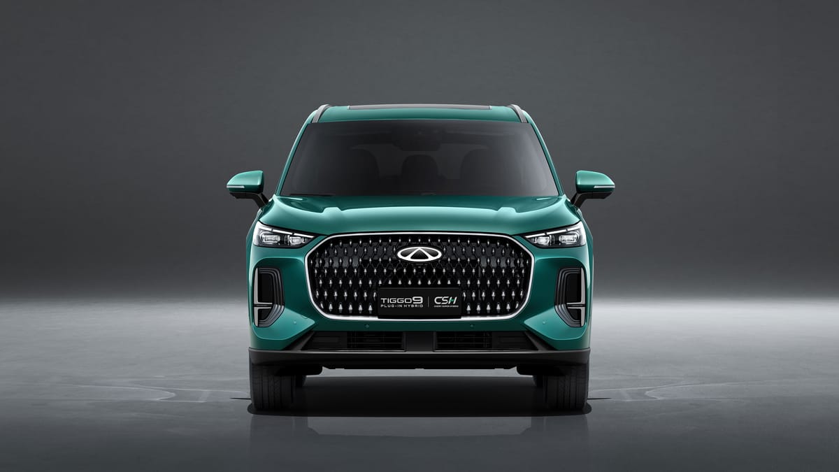 2025 Chery Tiggo 9 (19.4 kWh Standard) Plug-in Hybrid — Exterior Design, Charging Port & Battery Specs 13